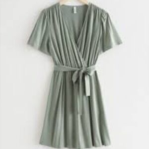 & OTHER STORIES Belted Wrap Dress